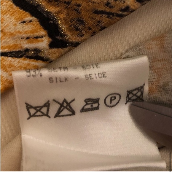 Roberto Cavalli S/S 2004 Feather Print Silk Shirt Dress - Picture 9 of 11